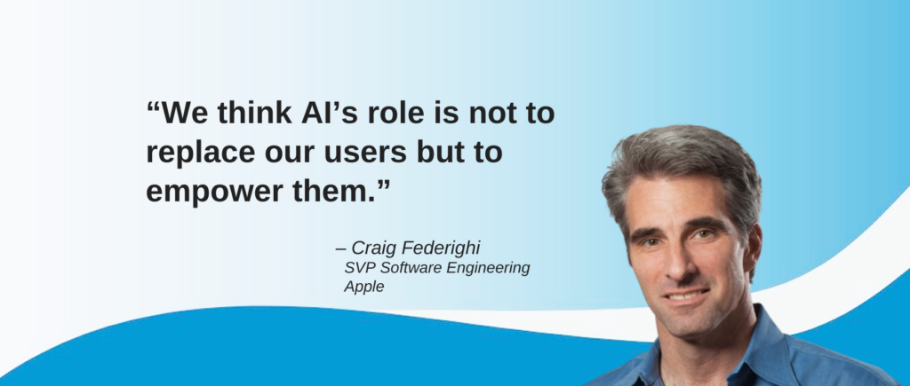 Craig Federighi Apple AI Quote of the Week