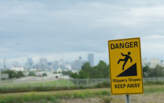 slippery slope sign