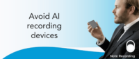 Avoid AI recording devices