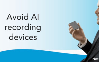 Avoid AI recording devices